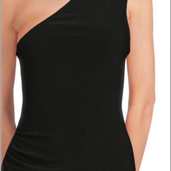 NWT Bebe Embellished One Shoulder Midi Dress Women’s Size XL #49 - Picture 3 of 12